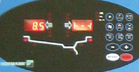 Обзорный ЖК-дисплей с понятными символами облегчает работу оператора