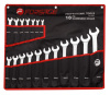 Набор ключей комбинированных 18 предметов(8-19,21,22,24,27,30,32мм) на полотне Forsage F-5181. Большой выбор на сайте Трейдимпорт