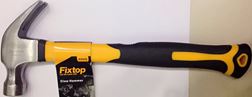 На сайте Трейдимпорт можно недорого купить Молоток-гвоздодер с ручкой из пластика 250гр. Fixtop 11809. 