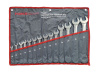 Набор ключей комбинированных 14 предметов  (10,12-19,21,24,27,30,32мм), на полотне FORCEKRAFT FK-514. Большой выбор на сайте Трейдимпорт