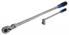Трещотка  реверсивная шарнирная удлиненная 1/2"L-610мм с резиновой ручкой (72зуб.) Forsage F-802418L. Большой выбор на сайте Трейдимпорт