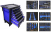 Тележка с набором инструментовCr-V 248 предметов,(синяя)с пластиковой защитой корпуса+2боковые перфо. Большой выбор на сайте Трейдимпорт