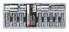 Набор головок глубоких 14 предметов 1/2" (10,12-15,17,19,21-24,27,30,32мм) в лотке Forsage F-T4143. Большой выбор на сайте Трейдимпорт