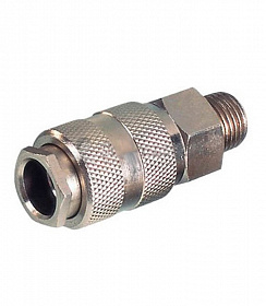 На сайте Трейдимпорт можно недорого купить Быстроразъем пневматический с клапаном с наружной резьбой 1/2" Partner SE1-4SM. 