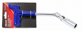 На сайте Трейдимпорт можно недорого купить Ключ свечной шарнирный T-образный усиленный 16мм, на блистере BaumAuto BA-8073PH16. 