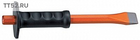 На сайте Трейдимпорт можно недорого купить Зубило CrMo 26х300мм с гофрированной ручкой. 