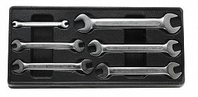 На сайте Трейдимпорт можно недорого купить Набор ключей рожковых (6х7, 10х11, 12х13, 14х15, 16х17, 20х22мм)6 предметов, в лотке Partner PA-T506. 