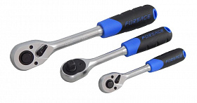 На сайте Трейдимпорт можно недорого купить Трещотка реверсивная 3/8"L-260мм с резиновой ручкой (45зуб) Forsage F-80232New. 
