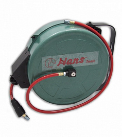 На сайте Трейдимпорт можно недорого купить Шланг на самоскручивающейся катушке 8х12х20 м Hans 8606-8020. 