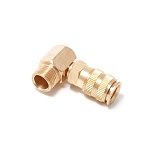 Быстросъемное соединение с клапаном 